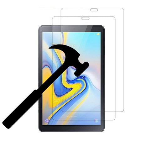 (2 Pack) Samsung Galaxy Tab A 8.0 2018 Screen Protector, EpicGadget Ultra HD Clear Anti Bubble/Fingerprint/Scratch 9H Hardness Tempered Glass Screen Saver For Galaxy Tab A 8 inch 2018 Tablet (Best Screensavers For Windows 10)