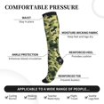 thumbnail image 4 of Compression Socks Women Men Camouflage Camouflage Knee High Support Circulation Socks for Running Travel, 4 of 8