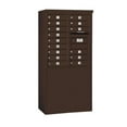 thumbnail image 2 of Salsbury Industries Freestanding USPS 16 Door Front Load 4C Horizontal Mail Center, 2 of 4