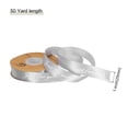 thumbnail image 2 of 25mm 50 Yarda(46m) Ancho Satén Cinta Grosgrain San Valentín Boda Cinta para Regalo Envoltura Pastel Caja Lazos, Solo para Tú, Gris, 2 of 7