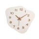 thumbnail image 4 of Reloj de pared asimétrico, silencioso, decorativo, para mujeres y esposas, adorno colgante. Blanco, 4 of 9