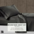 HighKey Home Luxury Embroidered Sheet Set, 1800 Series Double Brushed Microfiber Cooling Sheets