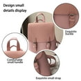 thumbnail image 3 of Mochila pequeña y elegante para mujer, minibolso de cuero sintético con múltiples bolsillos, 3 of 7