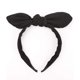 thumbnail image 1 of wonima44 Huachi Bow Headbands for Girls Women Halloween Black Headwrap Cute Turban Hair Hoop Knotted with Bunny Ears Vintage Hair Accessories, 1 of 1