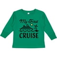 thumbnail image 3 of Inktastic My First Cruise with Cruise Ship and Palm Trees Boys or Girls Long Sleeve Toddler T-Shirt, 3 of 5