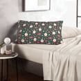 thumbnail image 6 of Salouo Santa Claus Print Print Pillow Case Cover,Wrinkle-Free Bed Pillow Cover Pack of 1 Home Decor Fade-Resistant and Stain-Resistant ,Pillows Not Included -14"x20", 6 of 8