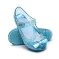 thumbnail image 4 of Girls Glitter Transparent Jelly Mary Jane Flats Cute Bow Decor Princess Dress Shoes Non Slip Soft Sole For Birthday Party Christmas Beach Daily Wear, 4 of 7