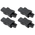 thumbnail image 1 of Convertidor IEC320 C8 a IEC320 C5, 10 A, 250 V, 2,5 A, 250 V, adaptador de cable de alimentación para ordenador portátil, adaptador de corriente UPS, servidor, 4 unidades, 1 of 14
