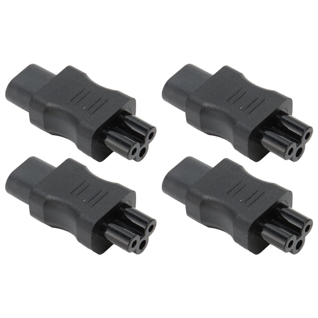 Convertidor IEC320 C8 a IEC320 C5, 10 A, 250 V, 2,5 A, 250 V, adaptador de cable de alimentación para ordenador portátil, adaptador de corriente UPS, servidor, 4 unidades