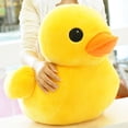 thumbnail image 3 of Almohada de felpa rellena de pato amarillo, muñecos de animales, juguete para regalo súper suave y abrazable para niños, 3 of 5