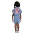 thumbnail image 5 of Strawberry Shortcake Toddler Girl Denim Romper with Short Sleeves, Sizes 12M-5T, 5 of 8