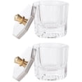 thumbnail image 1 of Generic 2pcs Nail Art Crystal Cups Lids, Glass Mini Bowls Acrylic, 1 of 6