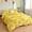 Yellow, variant on Twin Comforter Cover - Friendly Brushed, All Seasons, Soft Bedding, Double Duvet Cover with Fresh Patterns - Yellow