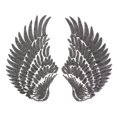 thumbnail image 2 of s Apliques de Bordado para Coser a Mano Negro Baoblaze Pachas de lentejuelas ala, 2 of 8