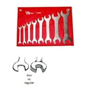 V-8 Tools 8308 SAE Super Thin Wrench Set - 8 Piece