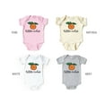 thumbnail image 3 of Little cutie Orange Baby Bodysuit ,Funny New Born New Parent Baby Onesie®, New Mom Gift, Baby Shower Gift , Short Sleeve Tee Bella, 3 of 9