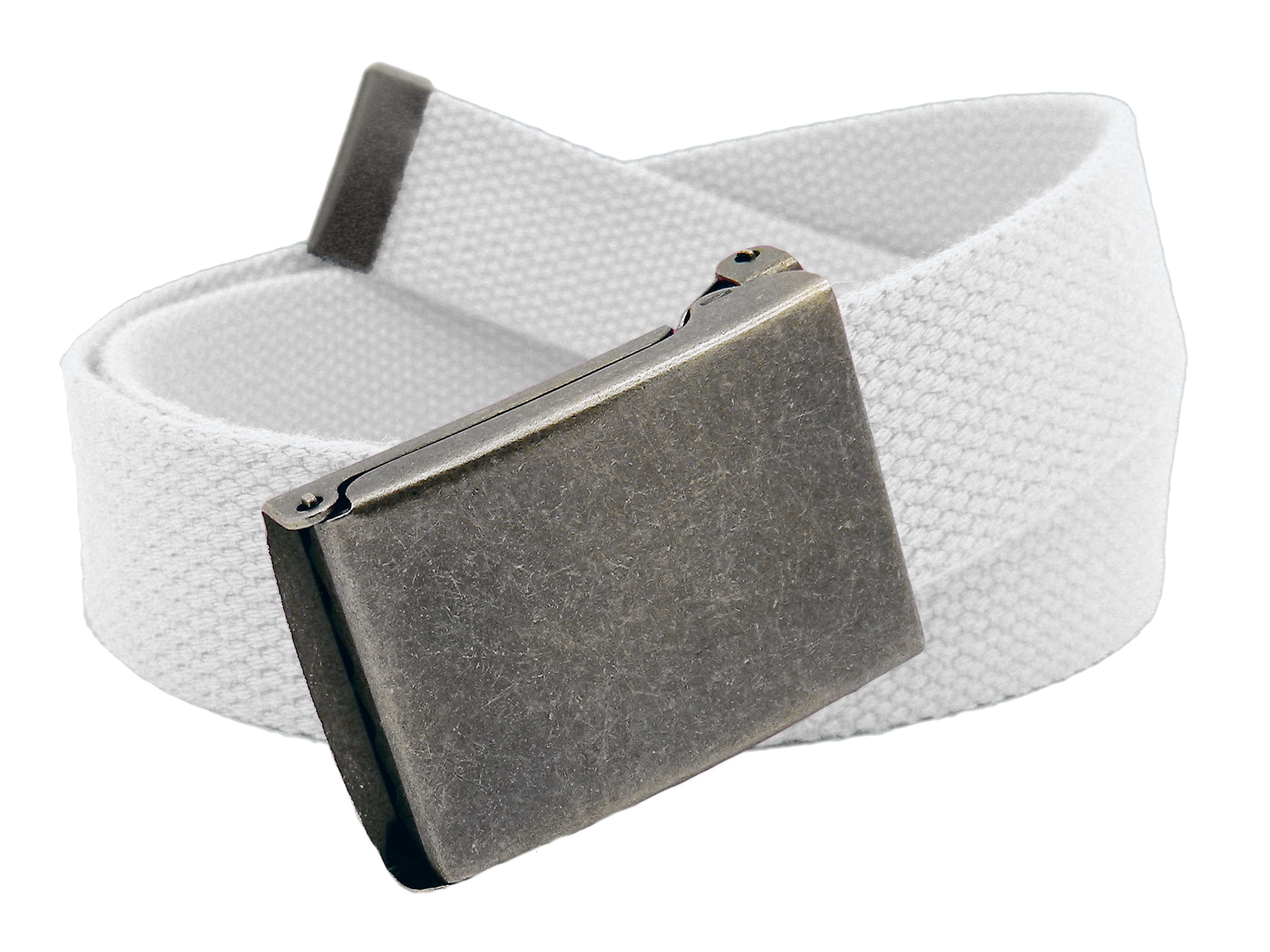 2Pcs Adjustable Canvas Web Belt with Flip Top Buckle for Child Boys Kids Cotton Canvas Belts 