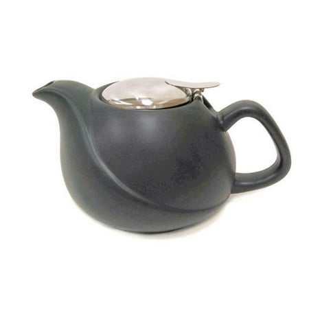 

Mr. MJs Trading SC-CTP126-9B 900 ml Ripple Matte Black Teapot