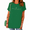 Green, variant on Women's Mama Support Tea Session Delicate Floral Cross Sacred Household Line Short Sleeve Crewneck Blue Tops