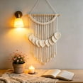 thumbnail image 2 of LEHOZIHEQ Wall Hanging Tapestry, Boho Sage Green Leaf Wall Decor, Large Wall Tapestry, Handmade Soft Woven, Earthy Bedroom Dorm Living Room Apartment Home Decor, 2 of 7