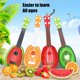 thumbnail image 1 of Gwong Juguete Ukulele juguete adorable simulado ABS fruta de cuatro cadenas Ukulele para el hogar Gwong 30012564, 1 of 6