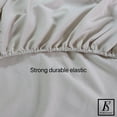 thumbnail image 4 of Elizabeth Samuel - Ivory Queen Size Bed Sheet Set 100% Bamboo - 15” Deep Pockets Soft, Cooling, and Machine Washable 6 pieces - 4 pillowcases, 1 flat sheet, 1 fitted sheet (Ivory, Queen), 4 of 7