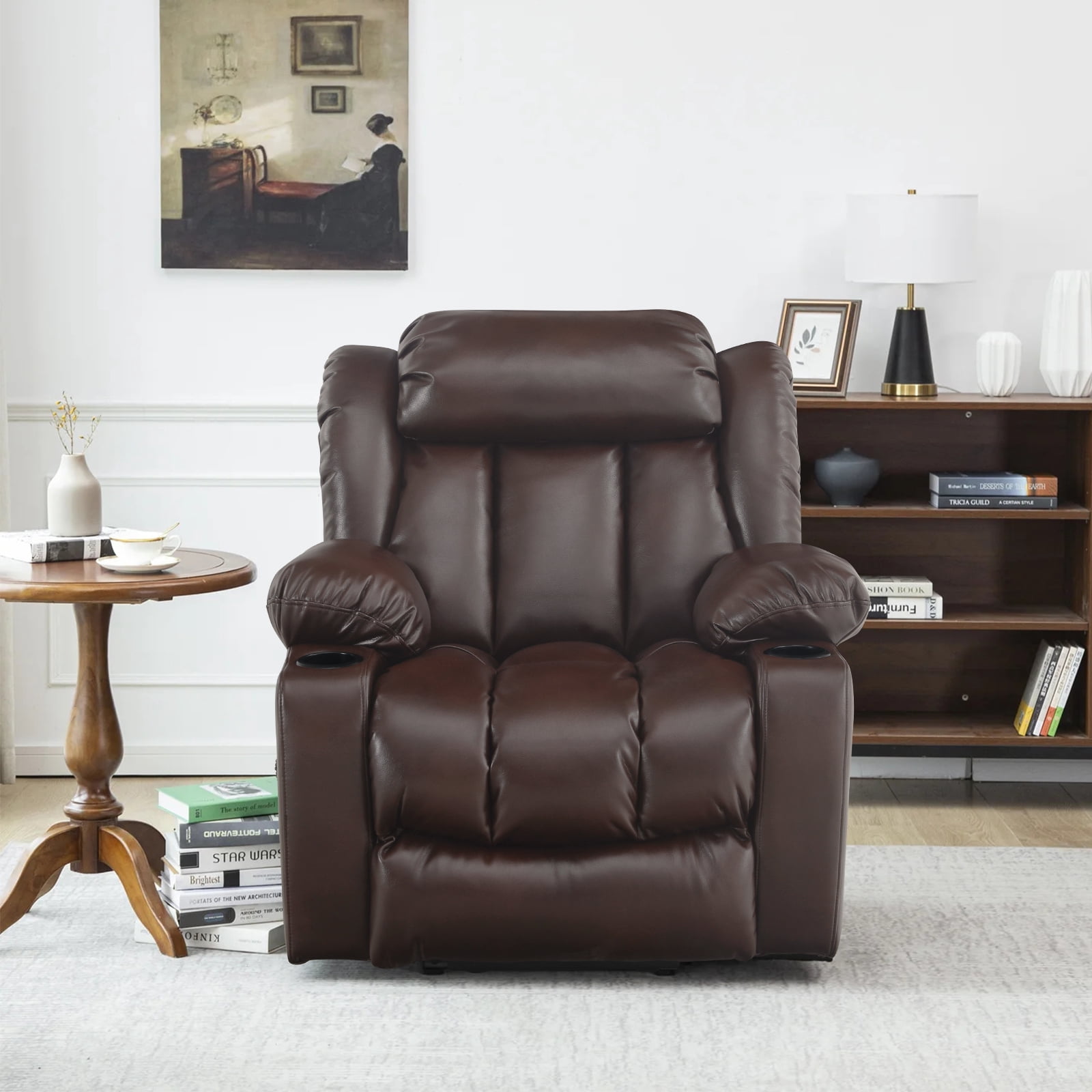 Buy EASELAND Oversized Power Lift Recliner for Elderly, Thick Leather