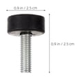 thumbnail image 2 of Houderco 8Ud Patas Ajustables De Goma Para Soportes Anti Vibración Niveladores Resistentes En Negro Para Muebles, 2 of 8