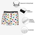 thumbnail image 3 of Logiee Ladybugs And Flowers Print Mens Boxer Briefs,Boxer Briefs for Men,Breathable Stretch Underwear,Boys Boxer Briefs-X-Large, 3 of 5
