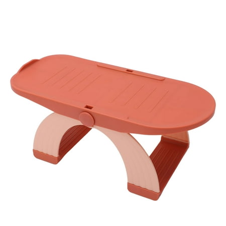 

Shoe Holder Space Saving 3 Levels Regulable Shoe Slots Double Layer PP Material For Home For Apartment Orange
