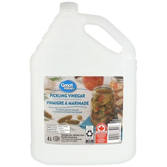 Great Value Vinaigre pour marinades 4 L