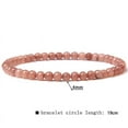 thumbnail image 6 of Delicate 4mm Gemstone Bead Bracelet - Natural Agate & Semi-Precious Stone Bracelet, 6 of 30