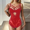 thumbnail image 2 of Women's Sexy Lace Lingerie Bodysuit Teddy for Nights and, 2 of 2