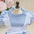 thumbnail image 4 of Dog Dress Girl Puppy Clothes for Small Medium Dog Outfit Cat Apparel Pet Dresses for Dogs-Blue-L, 4 of 5