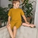 thumbnail image 4 of Fotbe Goldenrod Pijama Estampada de 2 Piezas para Niños – Ropa de Dormir de Manga Corta Cómoda para Niños y Niñas, Camiseta y Shorts de Algodón-Large, 4 of 6