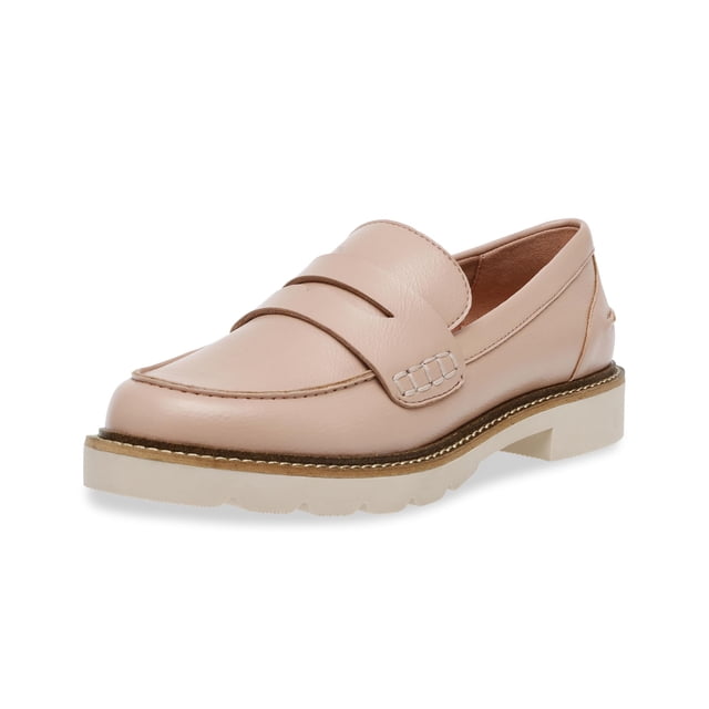Zapatos Anne Klein Emmylou Mocaser para mujer, color rubor, talla 10