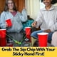 thumbnail image 3 of Juego para beber Slap N Sip Sticky Hand con 100 cartas de juego, 3 of 7