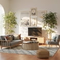 thumbnail image 2 of HOMCOM 6FT Artificial Banyan Tree, Set of 2 Artificial Plant for Home Decor, 2 of 10