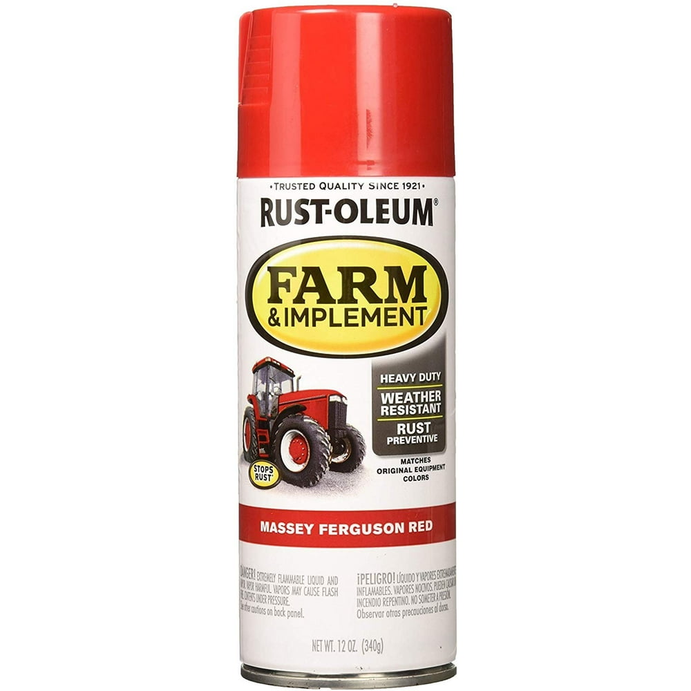RustOleum RUSTOLEUM 280134 Massey Ferguson Red 12 oz Farm & Implement Spray Paint