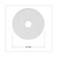 thumbnail image 2 of Boardwalk Polishing Floor Pads, 16" Diameter, White, 5/Carton -BWK4016WHI, 2 of 2