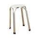 thumbnail image 3 of Taburetes apilables para aulas, acero inoxidable, sin respaldo, metal antideslizante, muebles 47 centímetros, 3 of 9
