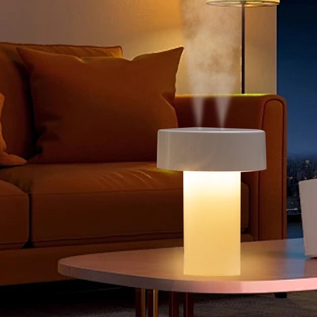 Humidificador pequeño BLESIY humidificador de escritorio apagado automático USB luz nocturna humidificadora de niebla para el hogar dormitorio oficina