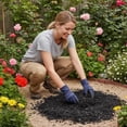 thumbnail image 2 of 1.5 Cu. ft. - 27 Lbs Black Shredded Rubber Mulch for Garden Ground Areas, and Landscaping, 2 of 7