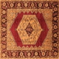 thumbnail image 1 of Ahgly Company Indoor Square Persian Orange Traditional Area Rugs, 8' Square, 1 of 4