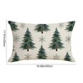 thumbnail image 3 of Tyidzon Christmas Pillow Covers 12 x 20 inch Xmas Tree Decorative Throw Pillow Covers, Soft Pillowcases Cushion Case for Couch Holiday Party Decor, 3 of 8