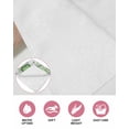 thumbnail image 6 of St. Patrick's Kitchen Dish Towels for Drying Dishes Set of 4, Lucky Shamrock Green Eucalyptus Floral Farm Wooden Waffle Weave Microfiber Hand Tea Bathroom Towels Quick Dry & Absorbent Towel 15.7x23.6, 6 of 7