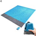 thumbnail image 3 of PULLIMORE Waterproof Beach Mat Outdoor Portable Oversized Picnic Blanket for Camping Ground Travel Hiking - 78.7 x 82.7 inches, 3 of 10