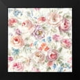 thumbnail image 2 of Nai, Danhui 12x12 Black Modern Framed Museum Art Print Titled - Cottage Garden Pattern I, 2 of 5