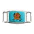 thumbnail image 1 of Angry Beavers Daggett Rectangular Shoe Shoelace Shoe Lace Tag Runner Gym Charm Decoration, 1 of 1