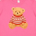 thumbnail image 4 of Inktastic Vintage Teddy Bear in Heart Sweater Boys or Girls Baby T-Shirt, 4 of 5